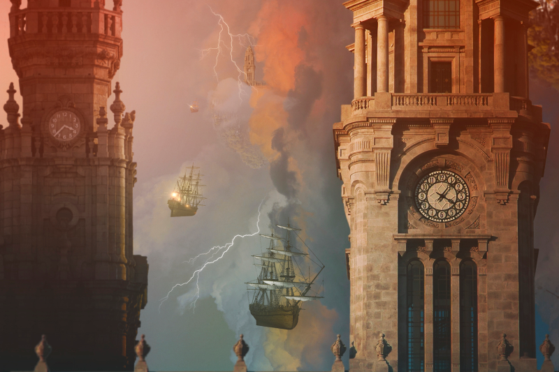 Illustration for article titled These Magical Flying Ship Illustrations Will Be Your New Desktops